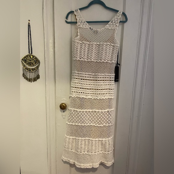 Pinko Jamaica Crotchet Lace Dress. - Picture 8 of 12